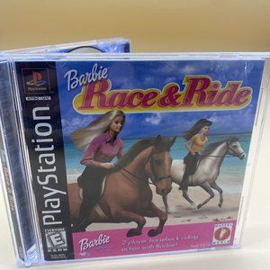 Barbie Race & Ride (Sony PlayStation 1, 1999) CIB COMPLETE